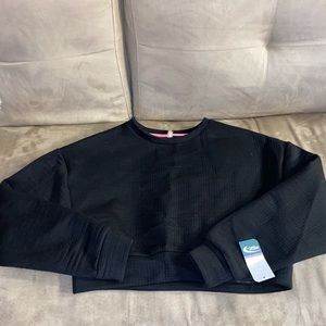 CROPPED WORKOUT SWEATSHIRT